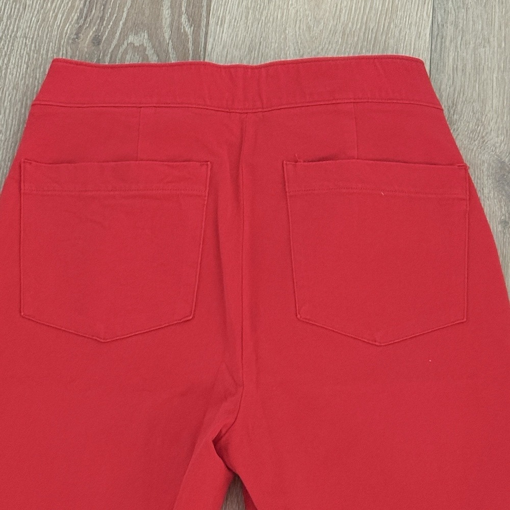 Spanx Women True Red High Waisted On the Go Polished Kick Flared Pull On Pants S - Picture 6 of 9
